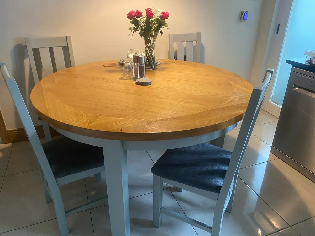 Table & 4 Chairs - Image 1