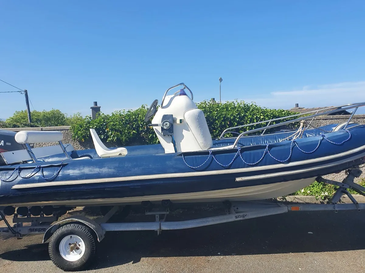RIB Boat with  Yamaha 115 HP 2 stroke engine - Image 2