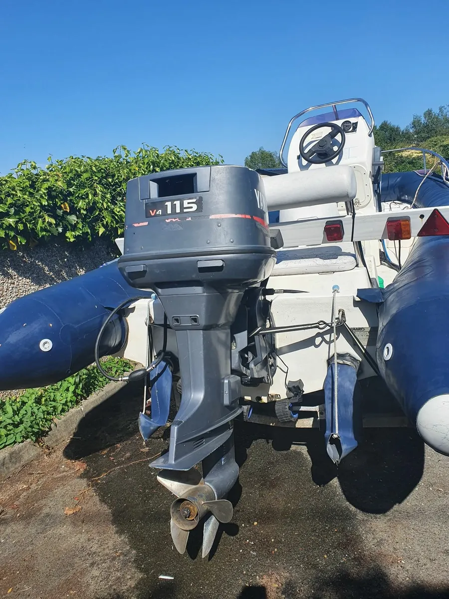RIB Boat with  Yamaha 115 HP 2 stroke engine - Image 4