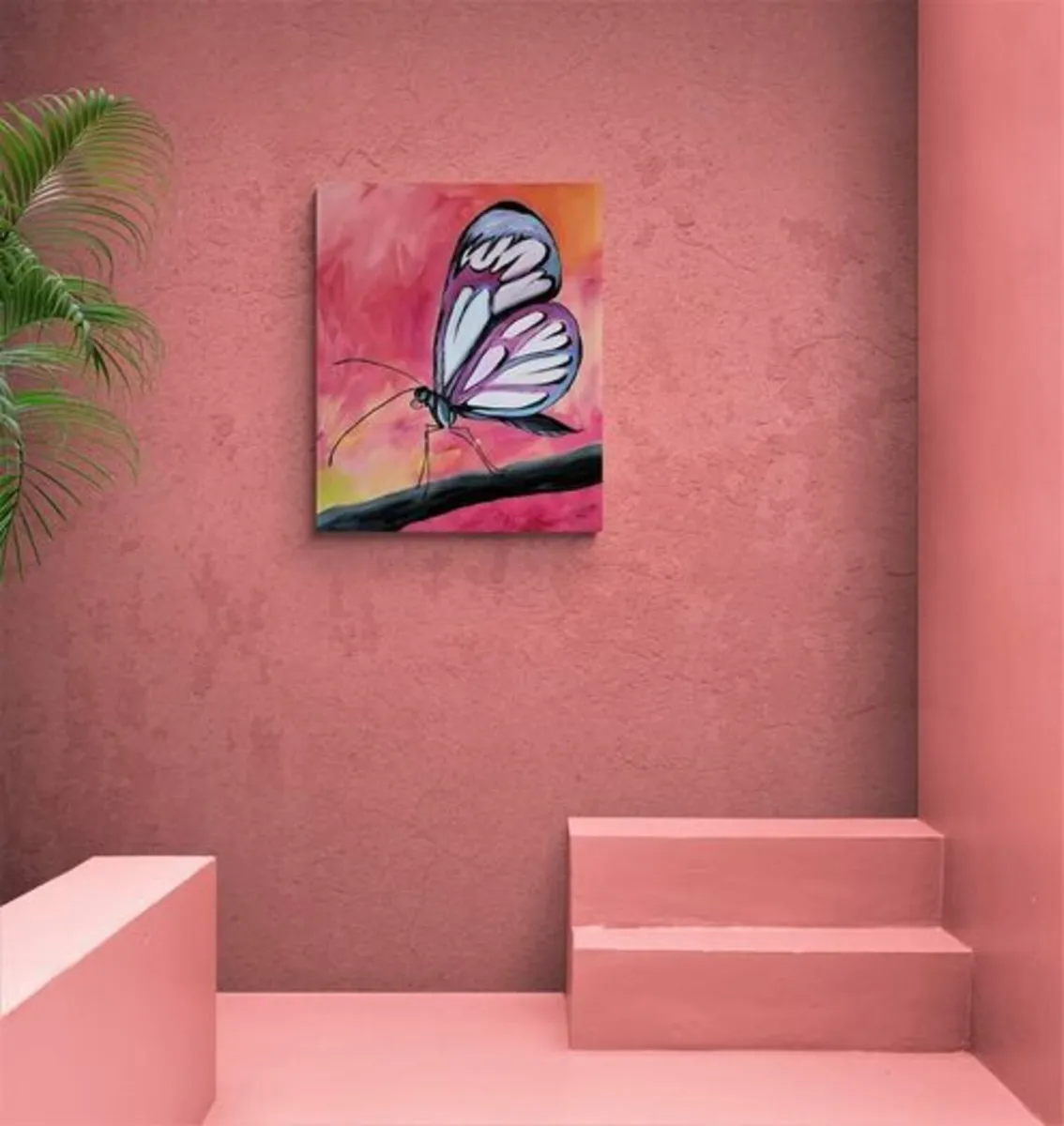 Original hand paint picture, painting by Strzala - Image 2