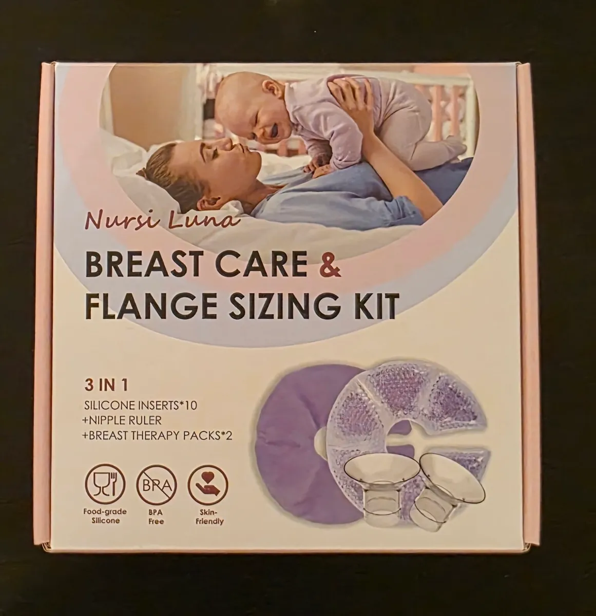 Nursi Luna Flange Sizing Kit with Flange Inserts - Image 1