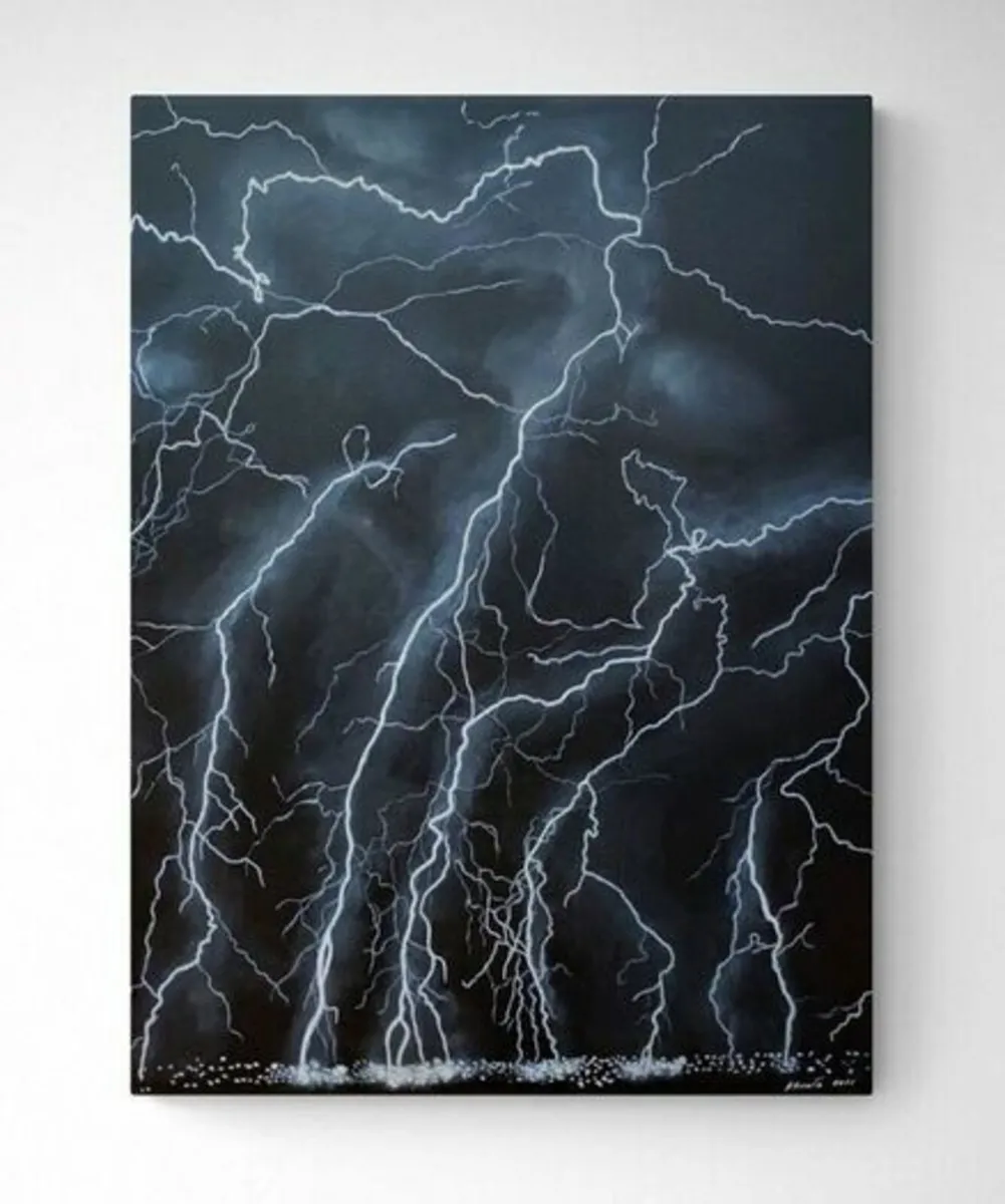 Original hand paint picture, painting by Strzala - Image 1