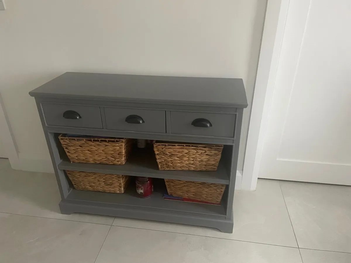 3 drawer Console Table - Image 1