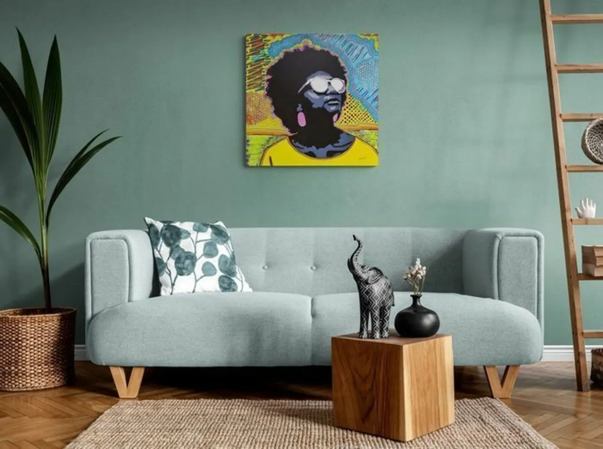 Original hand paint picture, painting by Strzala - Image 2