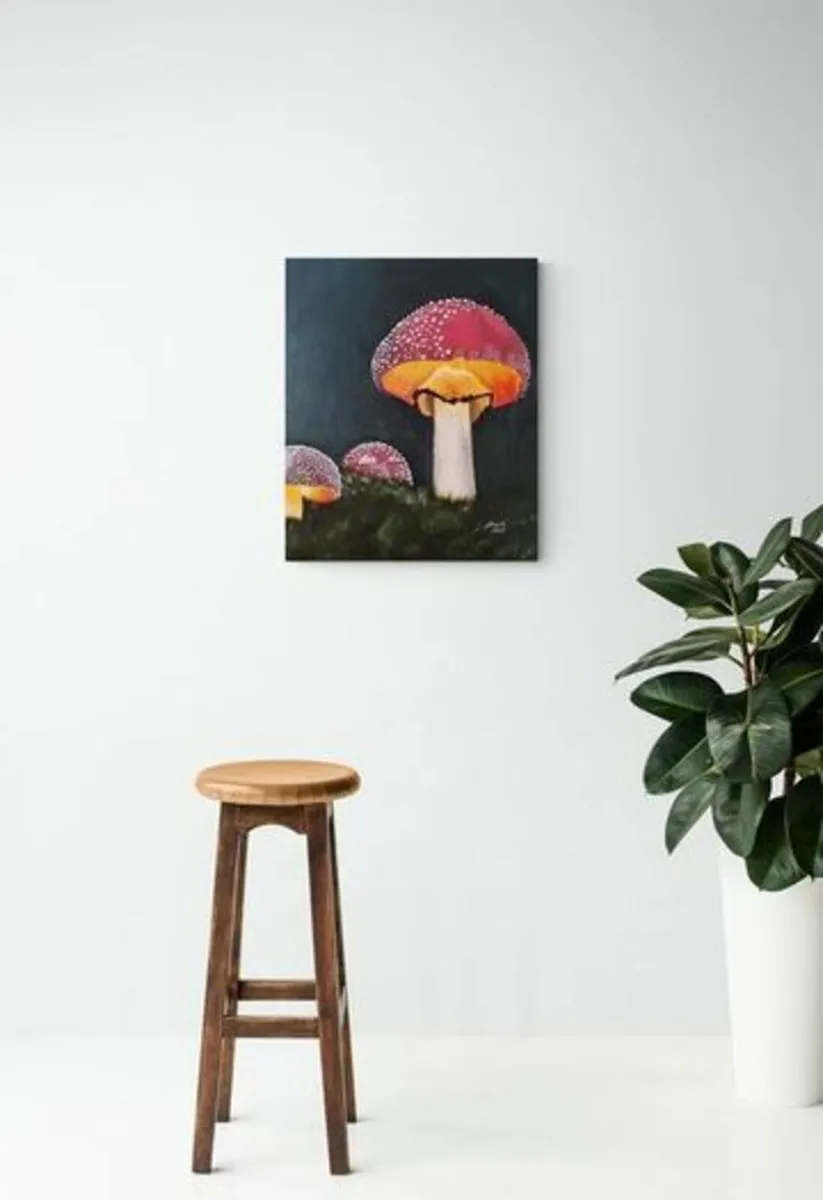Hand paint picture, acrylic painting by Strzala - Image 2
