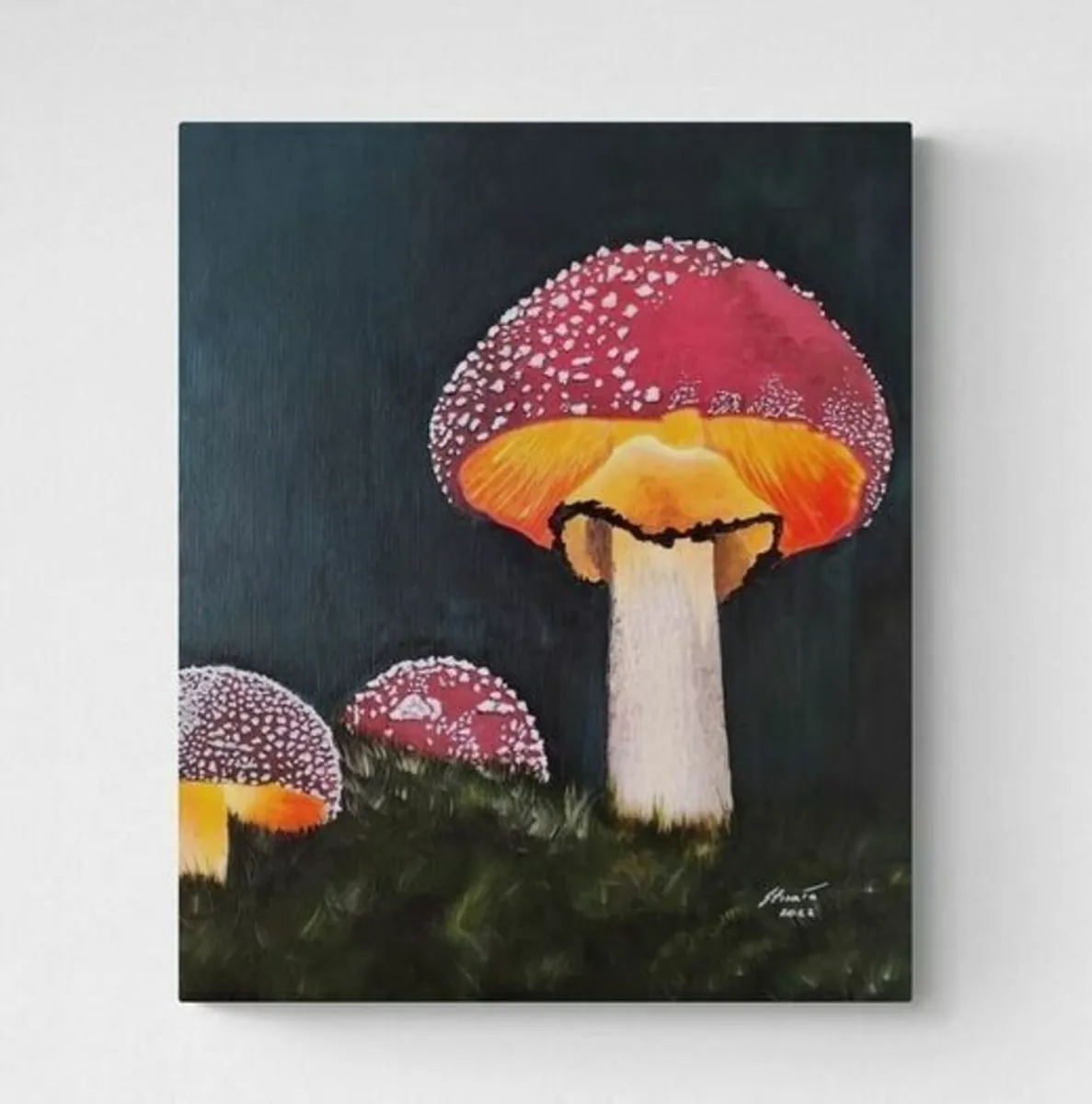 Hand paint picture, acrylic painting by Strzala - Image 1