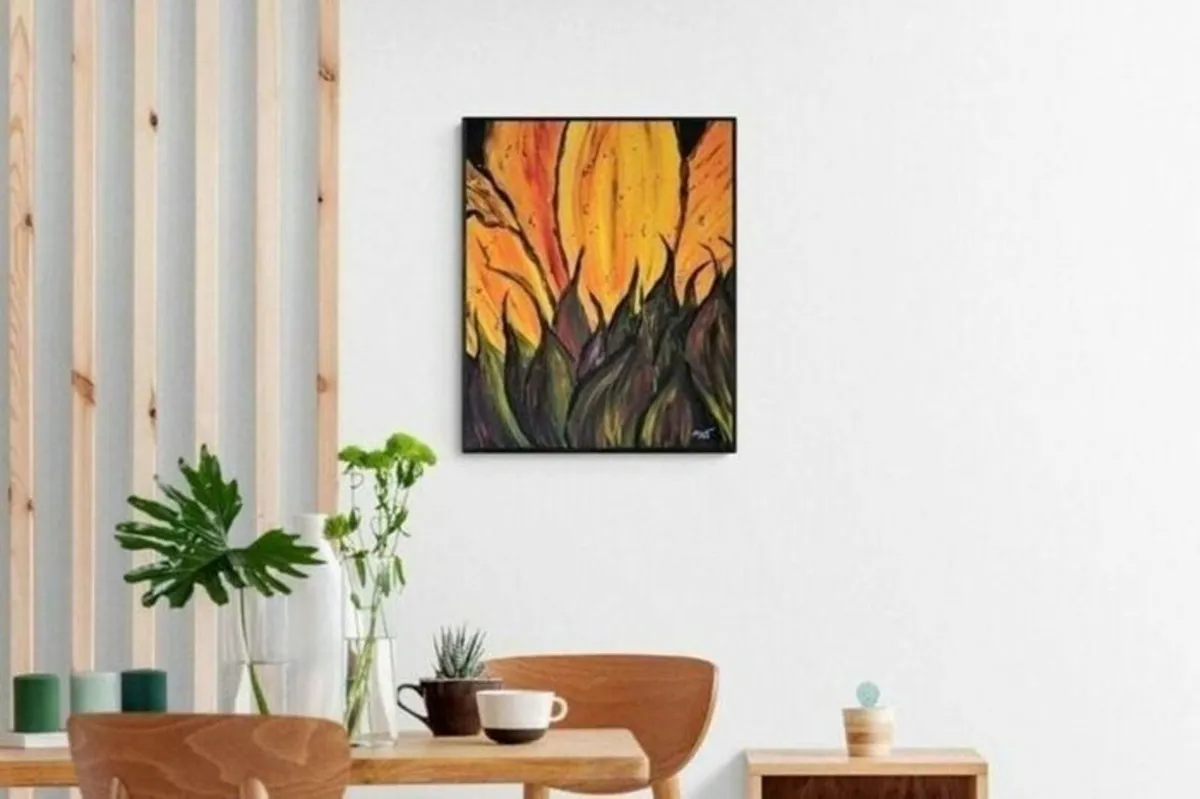 Original hand paint picture, painting by Strzala - Image 2