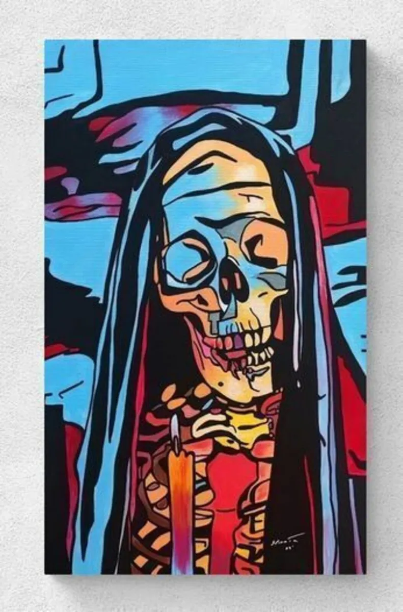 Original hand paint picture, painting by Strzala - Image 1