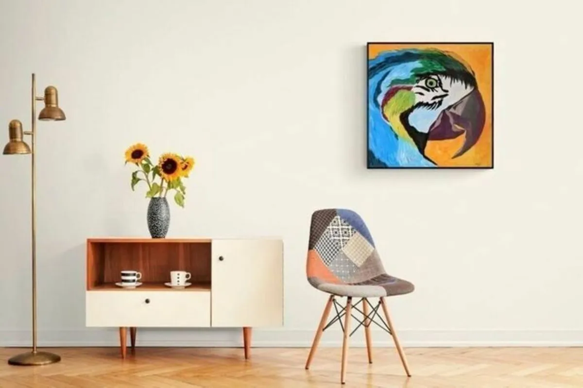 Hand paint picture, acrylic painting by Strzala - Image 1