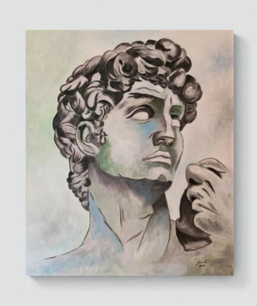 Original BIG hand paint picture, acrylic painting - Image 1