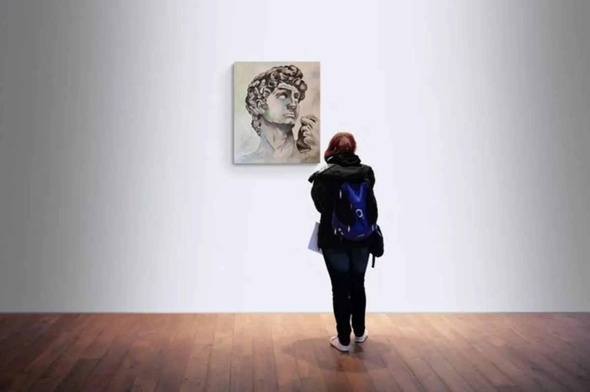 Original BIG hand paint picture, acrylic painting - Image 3