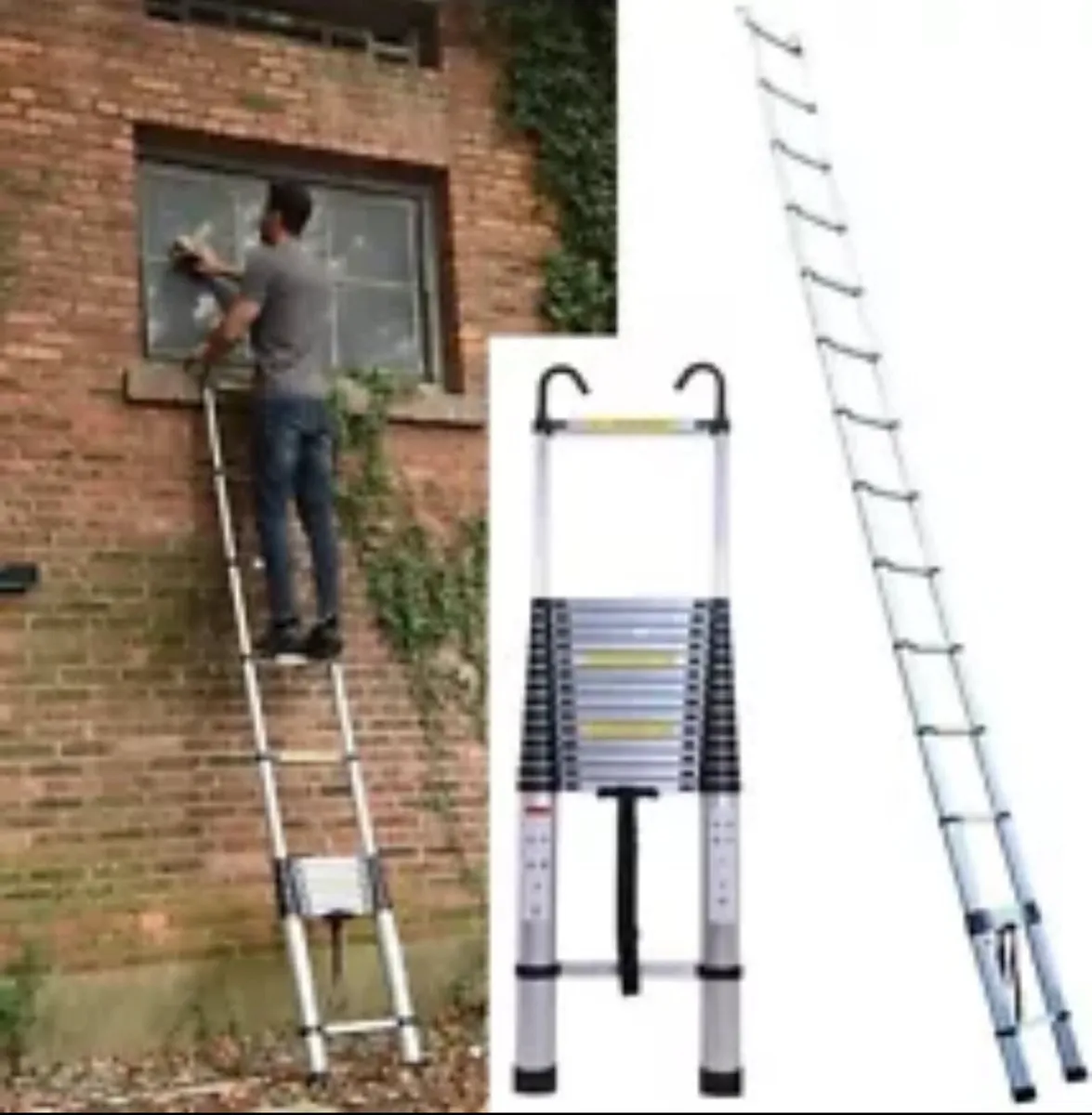 6.2 Metre Telescopic Ladder 20.3ft NEW - Image 4