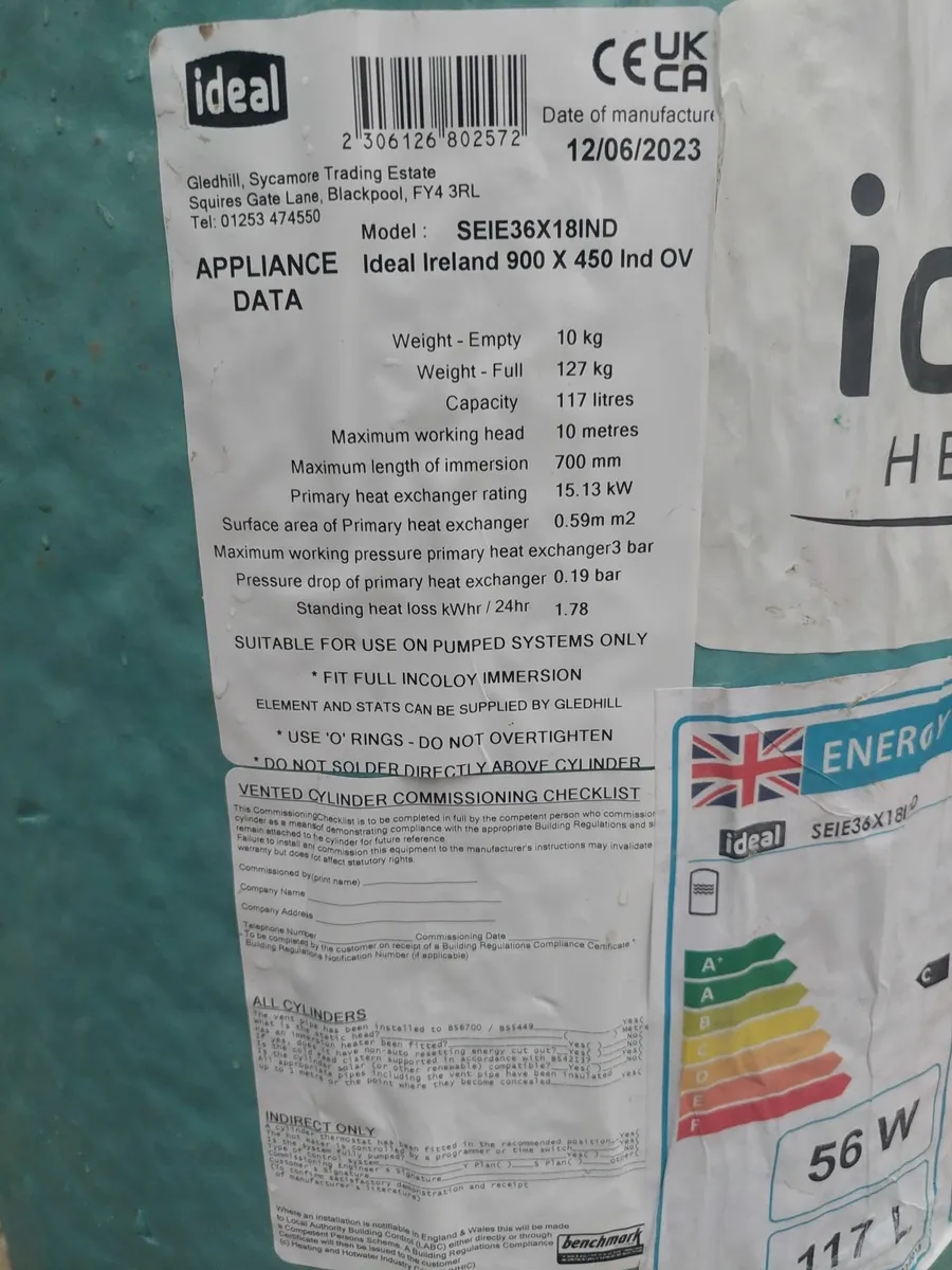 Hot water cylinder - Image 2