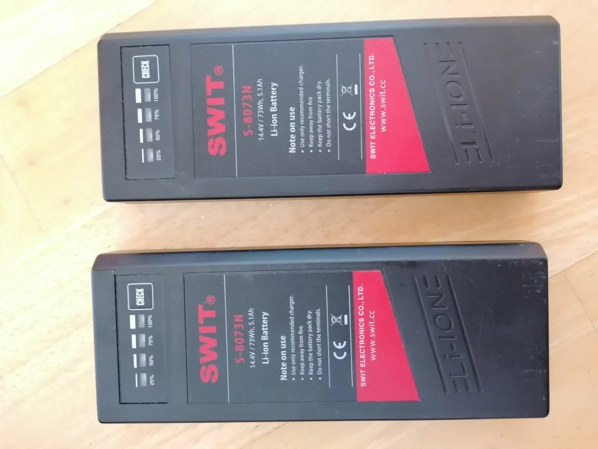 Swit Batteries and Charger - Image 2
