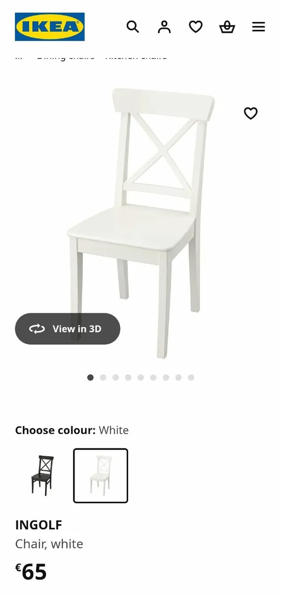 White chair - Image 2