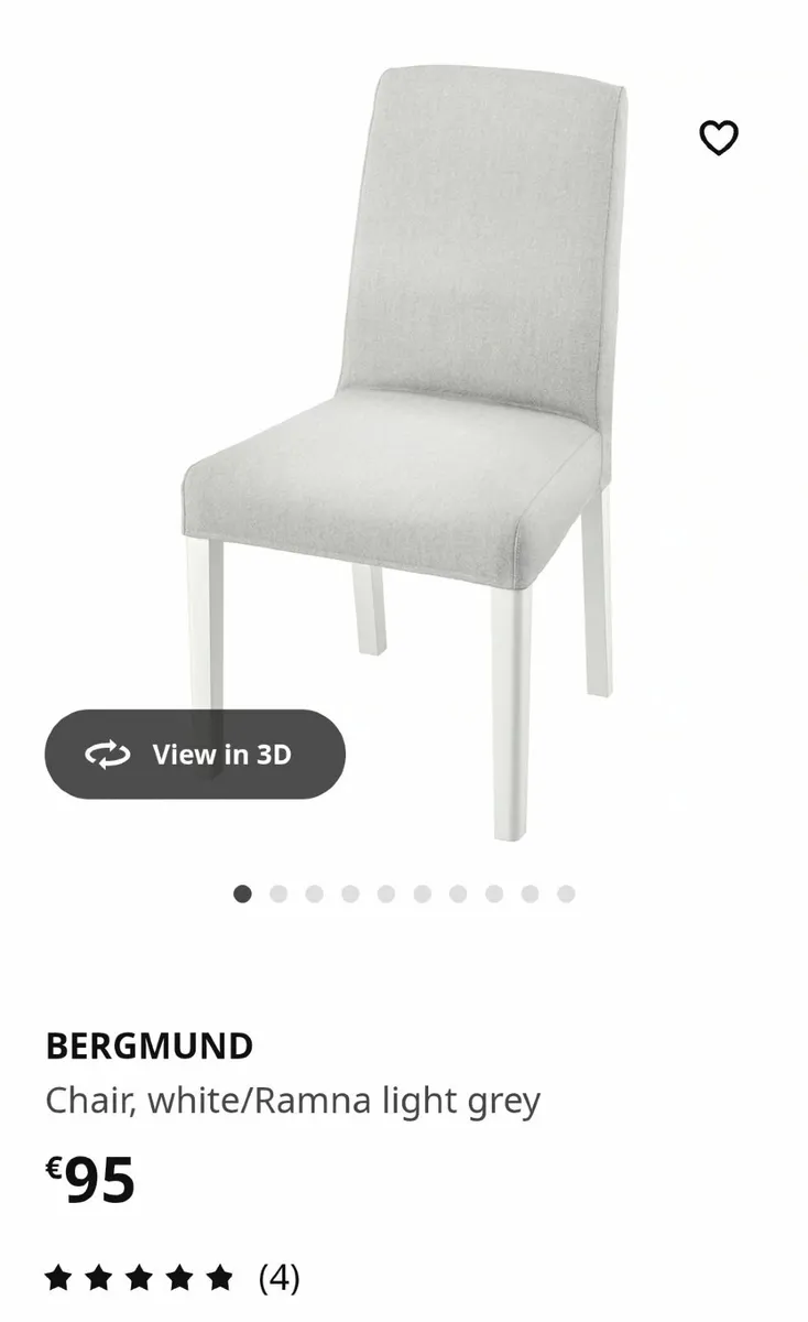 Grey fabric chairs - Image 1