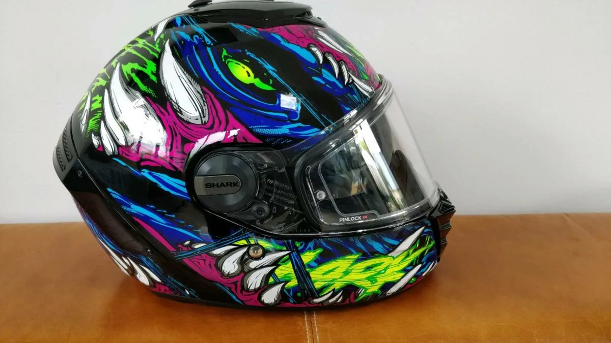 Shark Spartan RS Motorbike Helmet - As New - Image 1