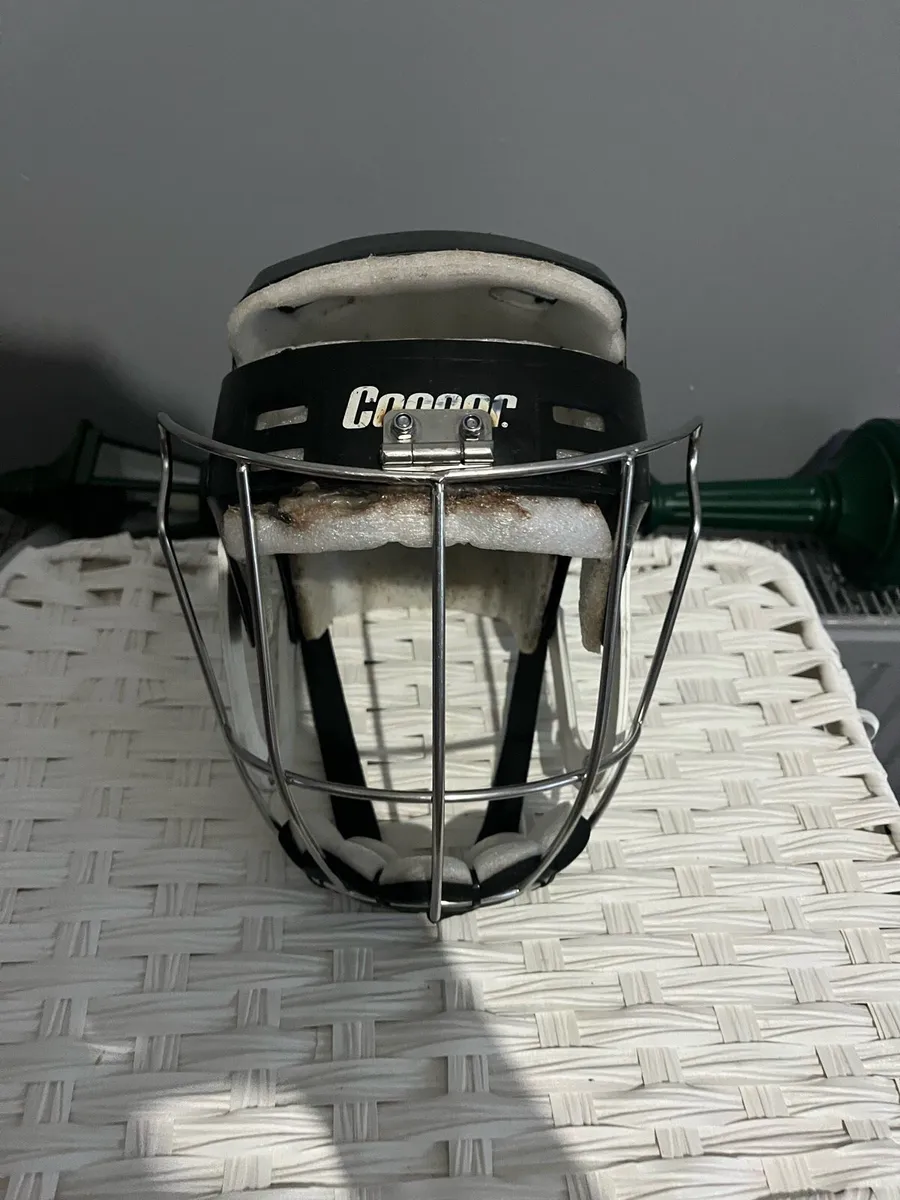 Old style cooper hurling helmet - Image 1
