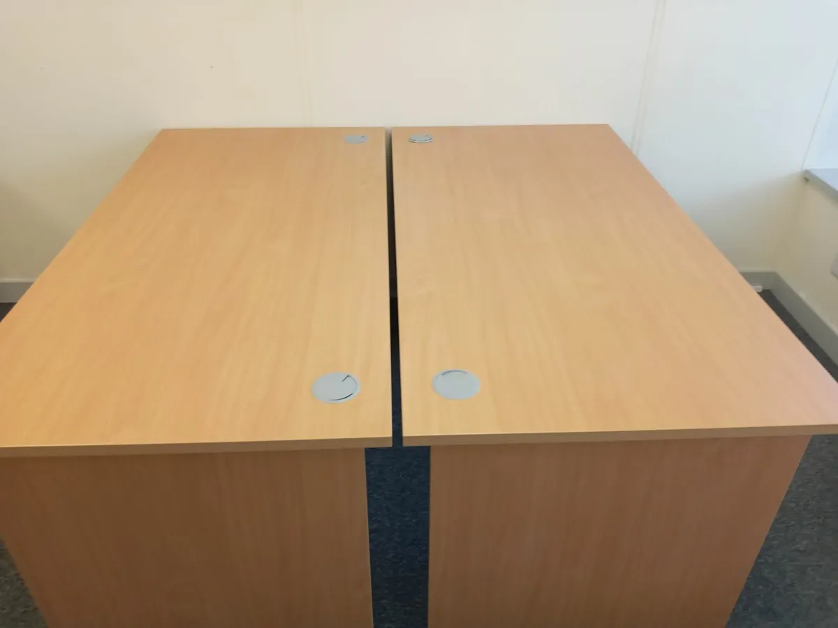 Delivery - 2 x Office Desks with Pedestals - Image 2