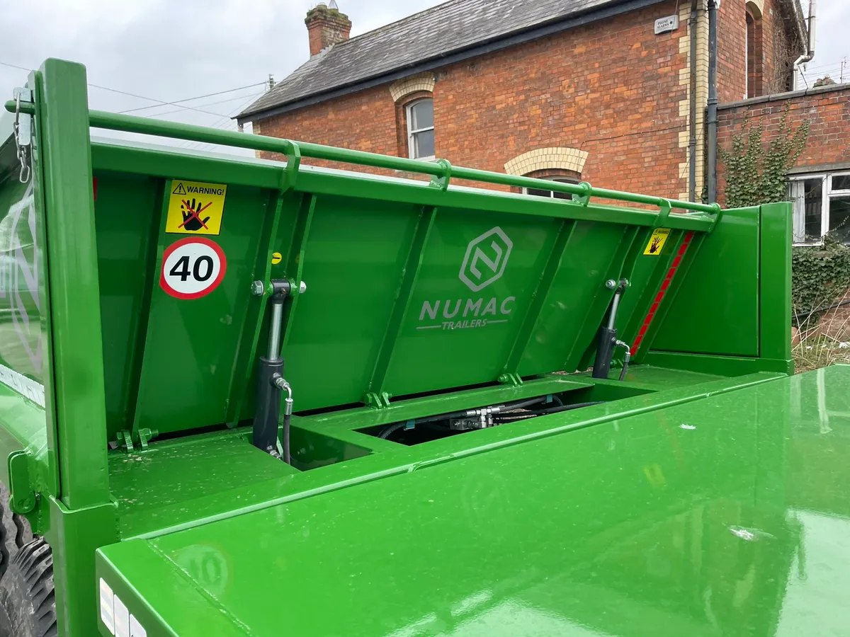 Numac 12ton dropside tipper trailer - Image 3