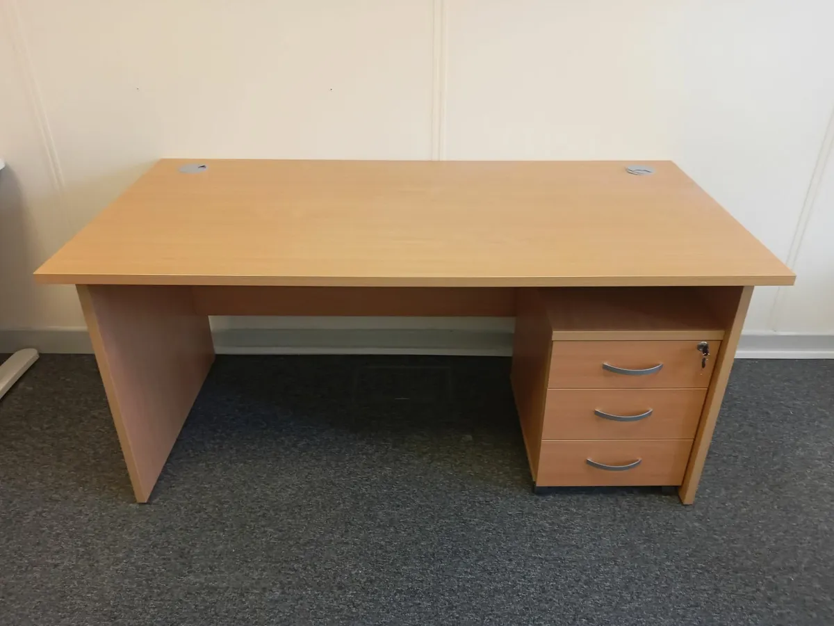 Delivery - 2 x Office Desks with Pedestals - Image 1