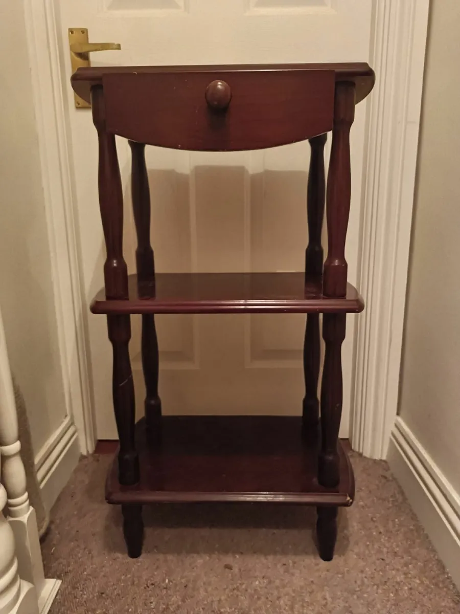 Small mahogany side table