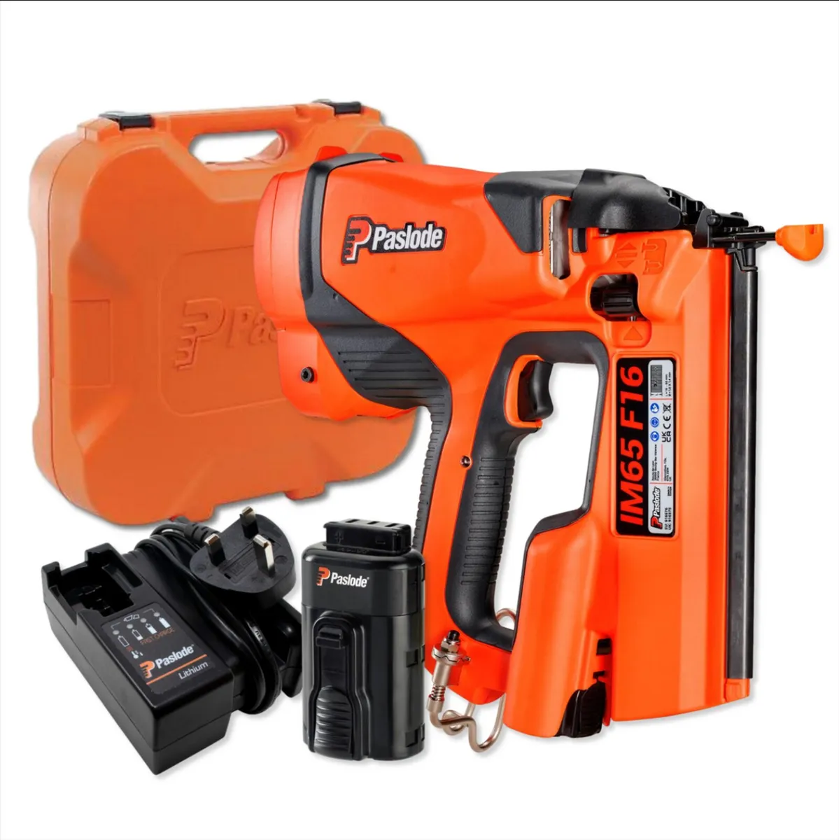 Paslode IM65 F16 Straight Second Fix Nail Gun Kit - Image 1