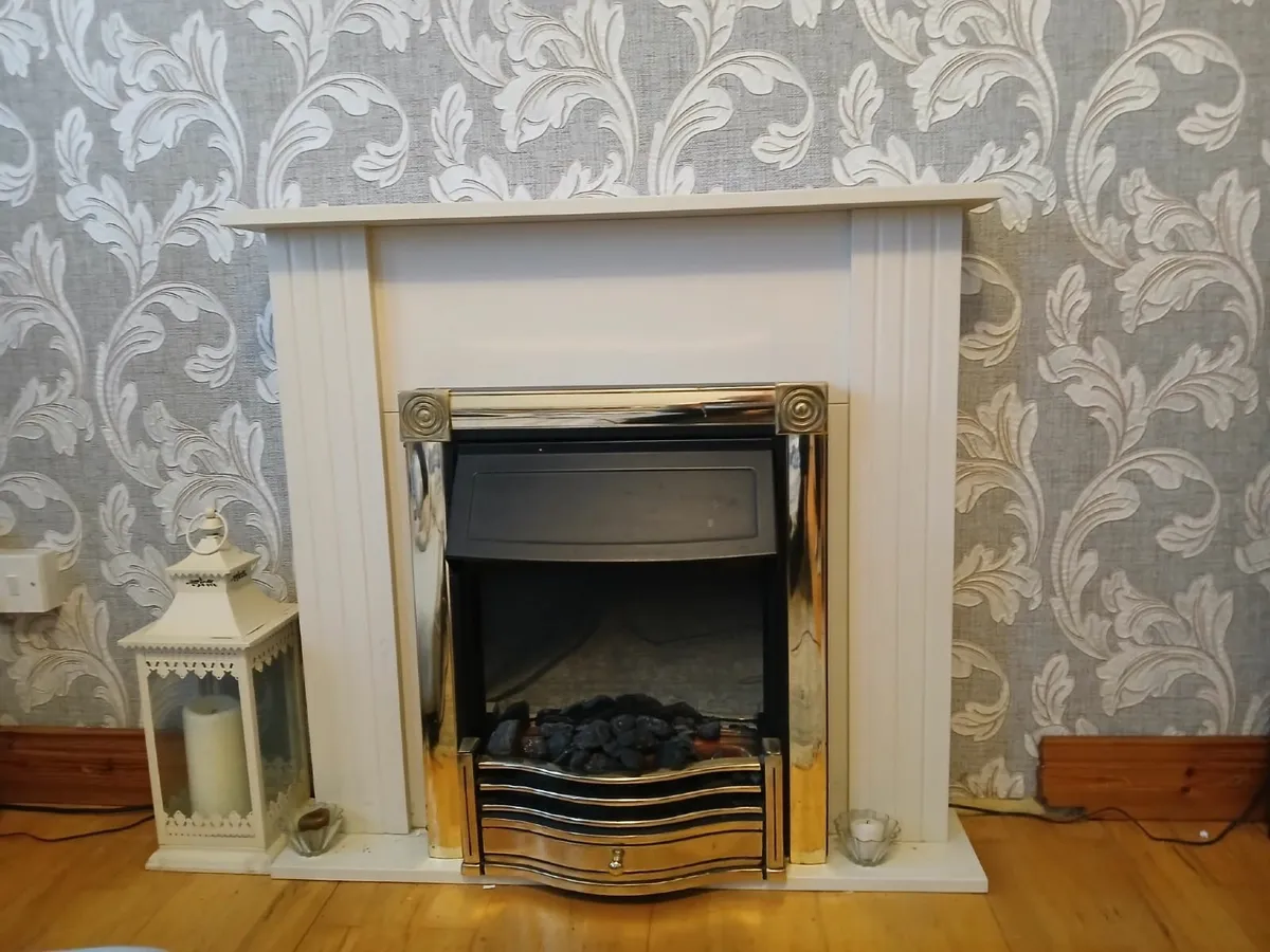 Electric fire and surround