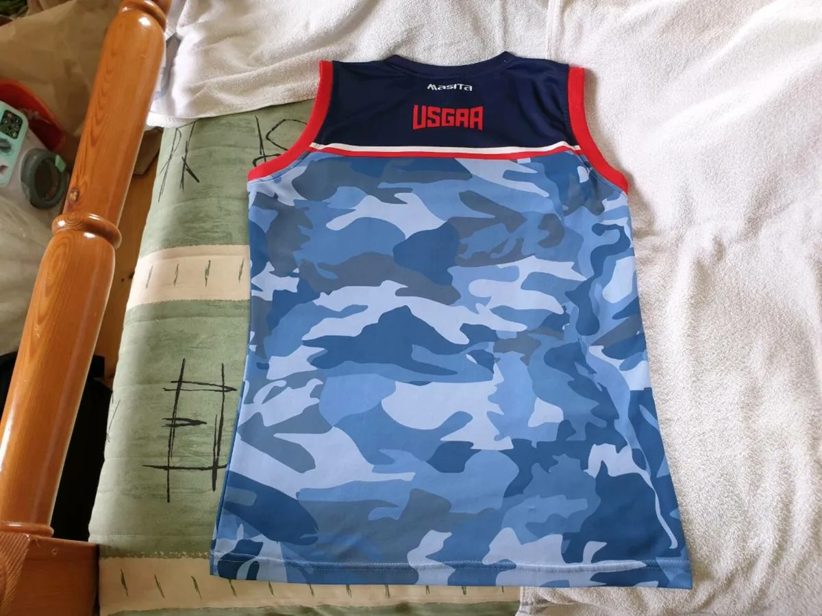 US GAA Football Home Jersey Vest Small Adult - Image 3