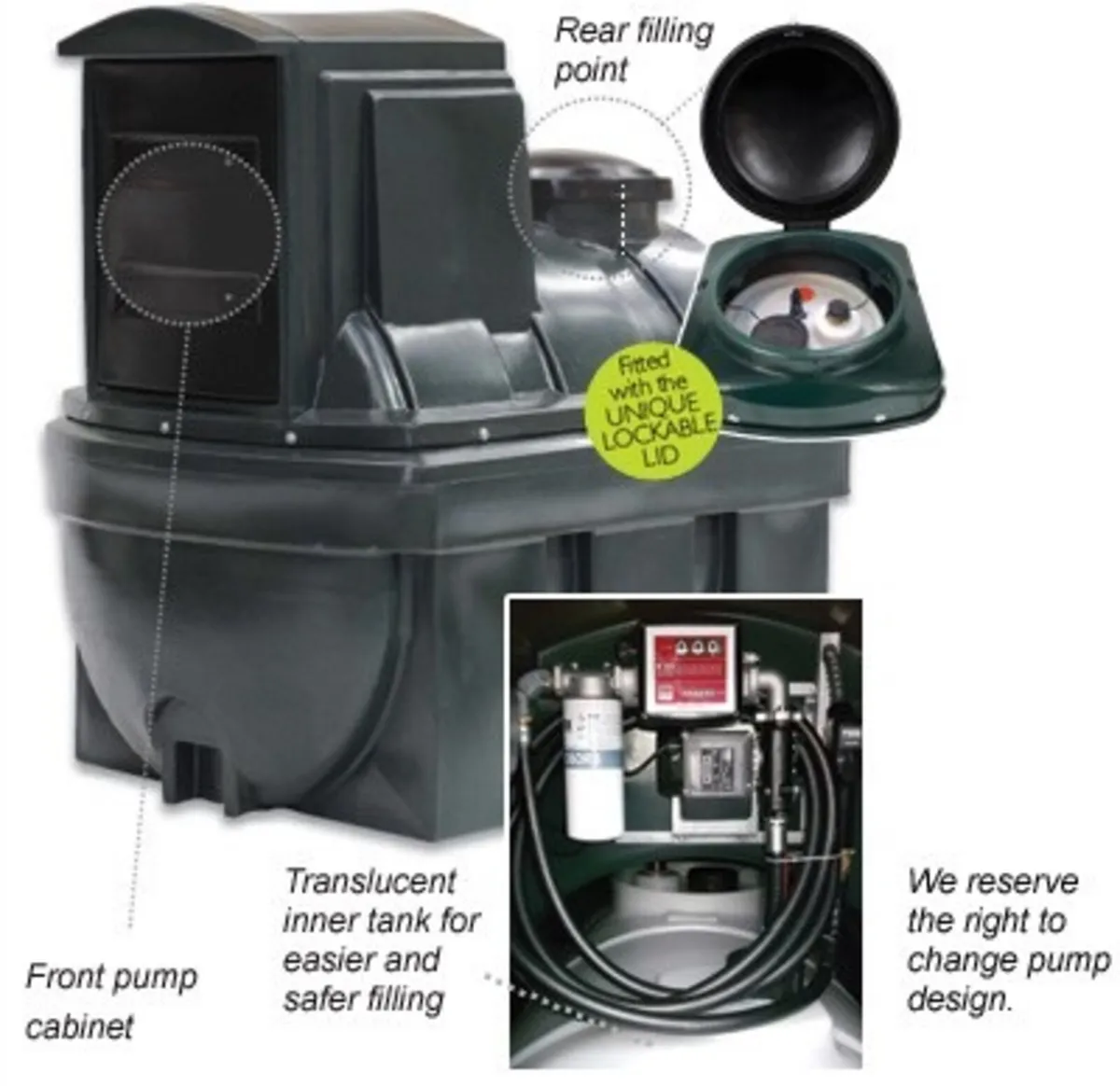 Plastic Bunded Fuel Tanks 2500L - Image 2
