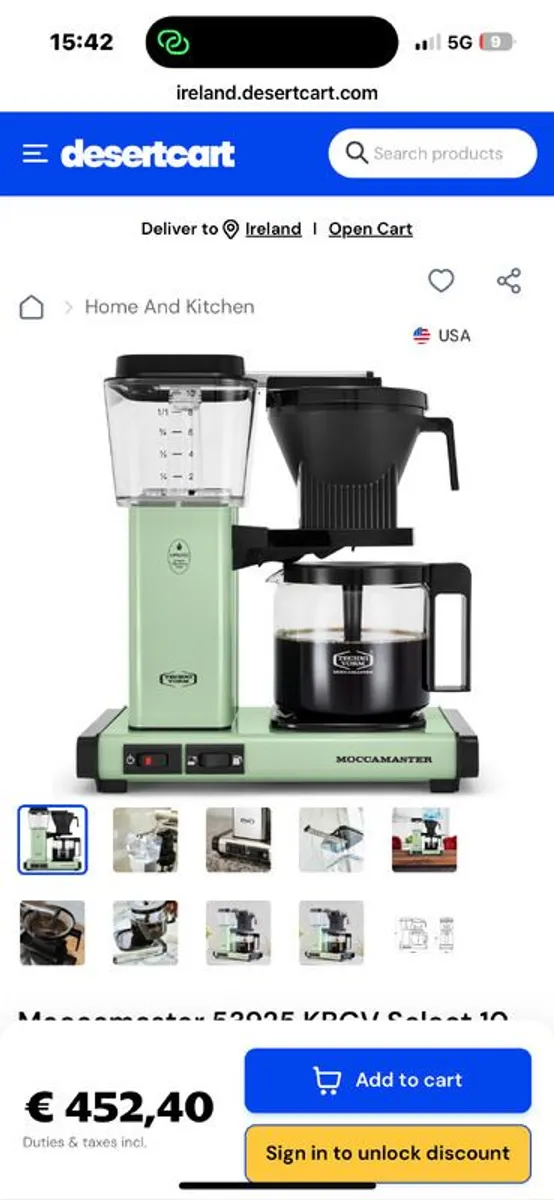 Beautiful Moccamaster, PERFECT condition - Image 4