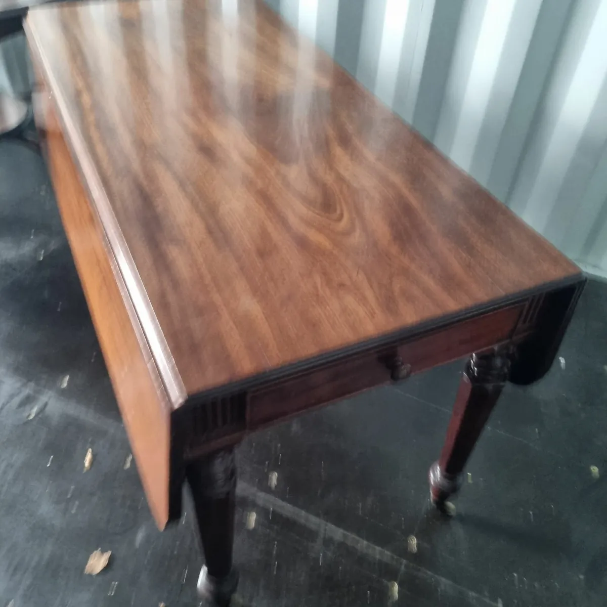 antique regency mahogany table - Image 1
