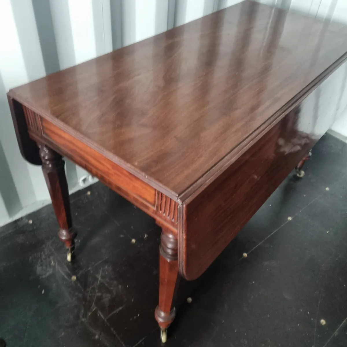 antique regency mahogany table - Image 3