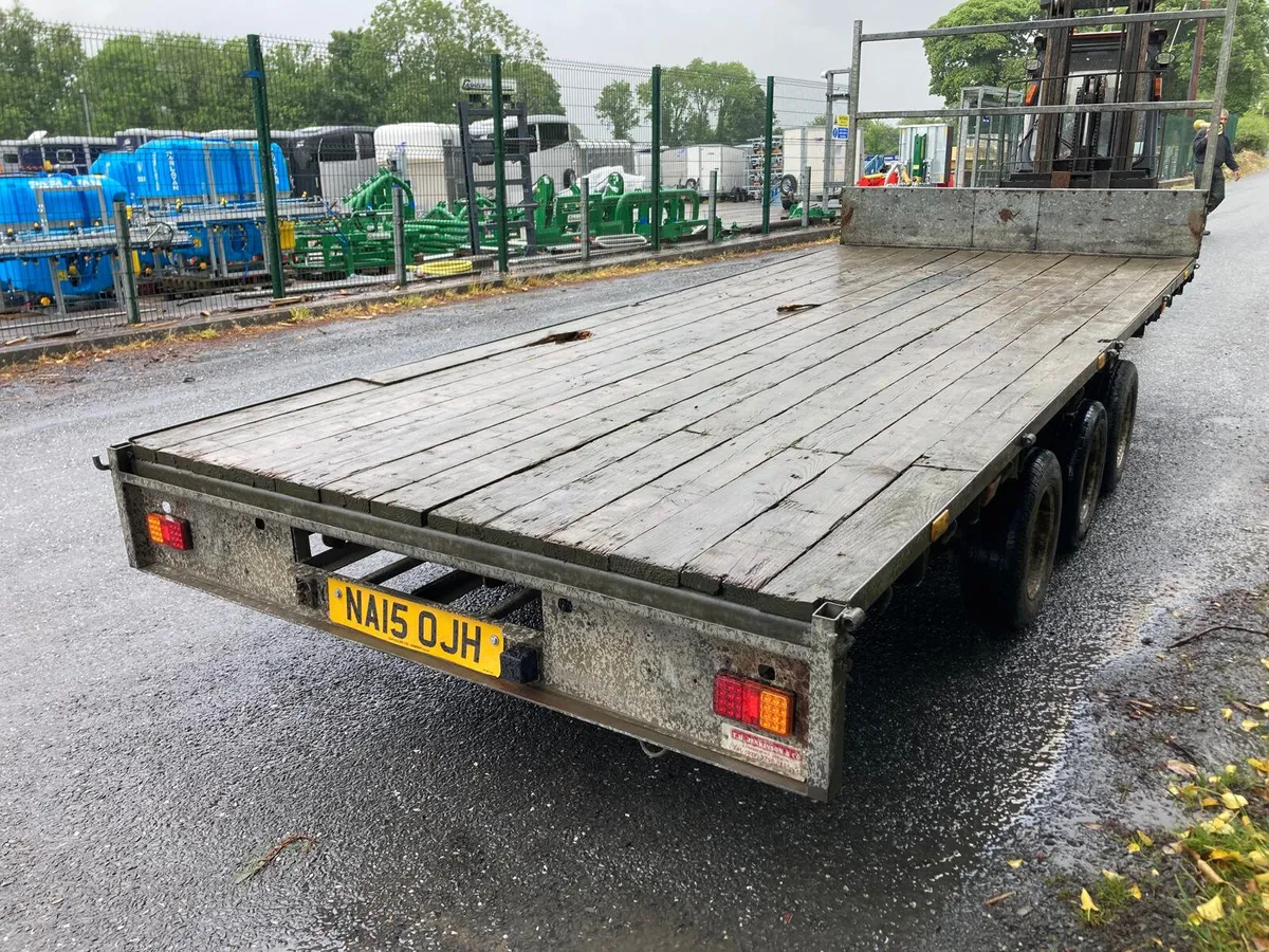 TRADE SALE Ifor Williams 16ft Flat Trailer NO VAT - Image 2