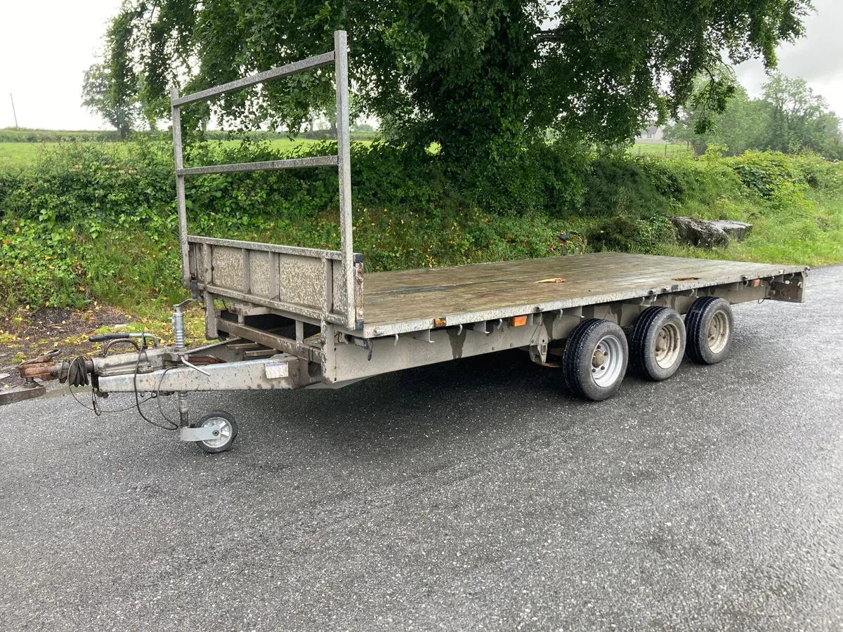TRADE SALE Ifor Williams 16ft Flat Trailer NO VAT - Image 1