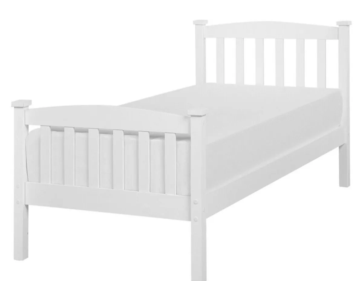 White timber bed - Image 1