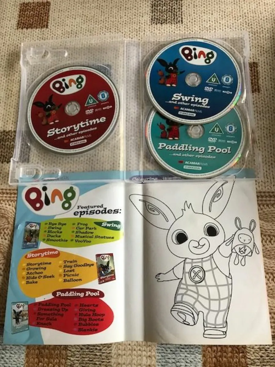 Bing and In the Night Garden Dvds - Image 1
