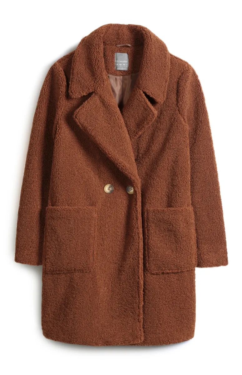 Gorgeous Brown Teddy Coat – Size 38 EU 🧸🤎 - Image 2