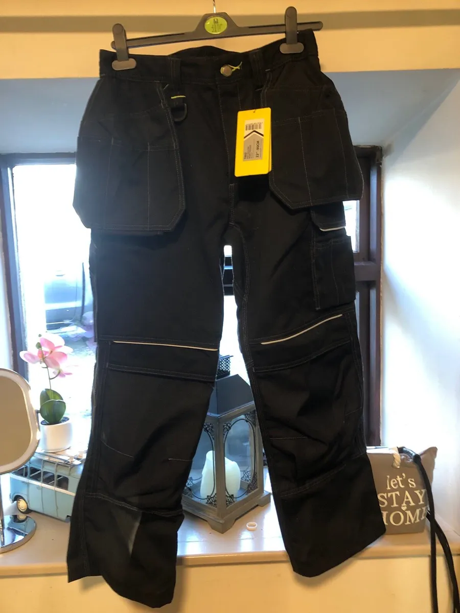 Portwest Black 32” Holster Work Trousers - Image 2