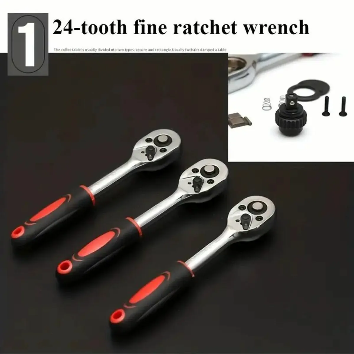 46-Piece Ratchet Wrench Set with Socket - Image 3