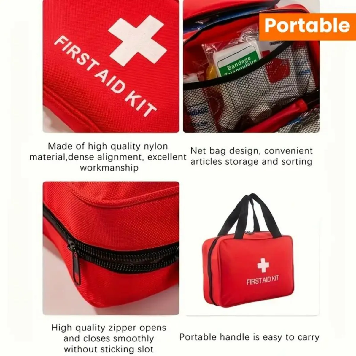 Deluxe 260pcs First Aid Kit - Image 4