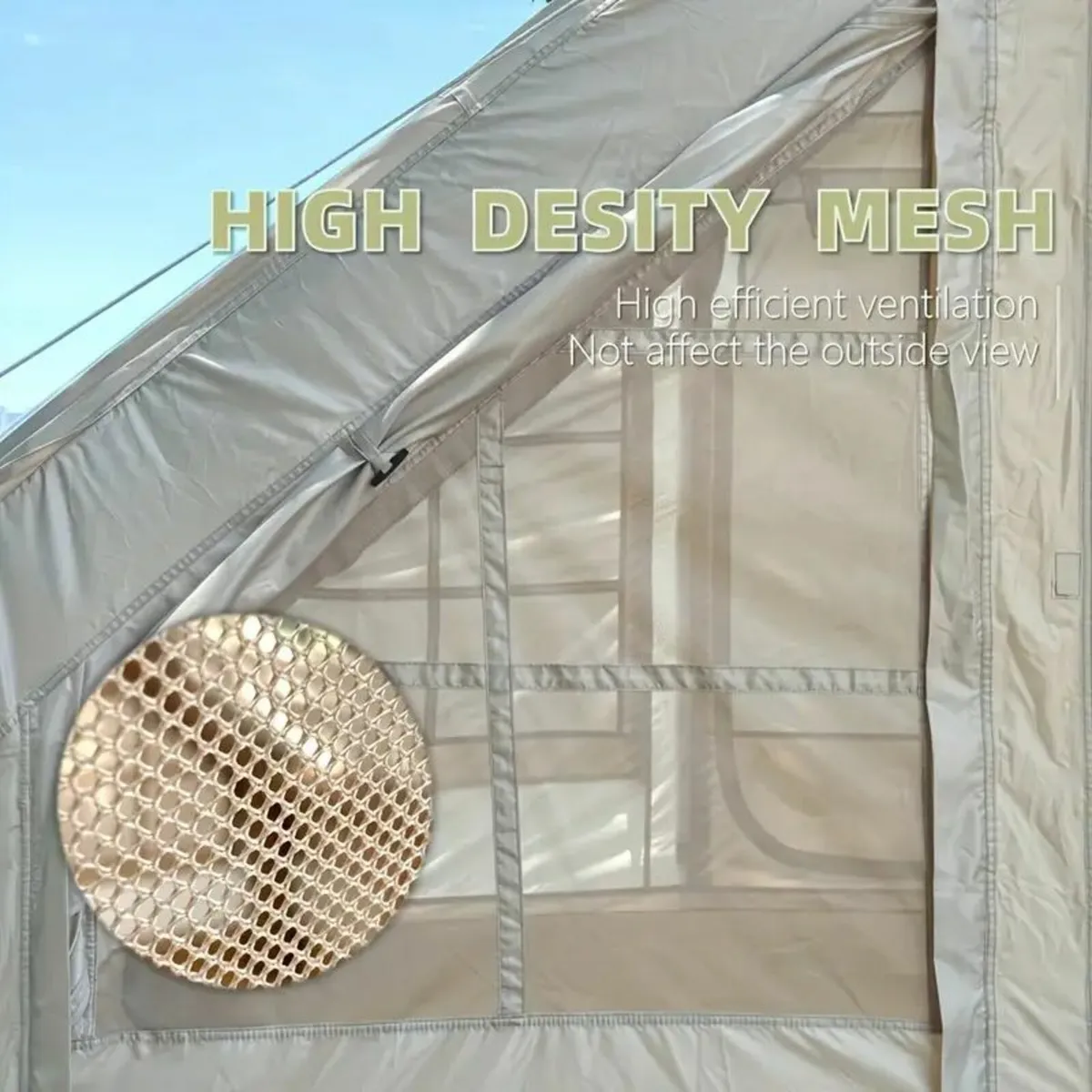 Extra-Large Inflatable Camping Tent for 3-4 People - Image 2