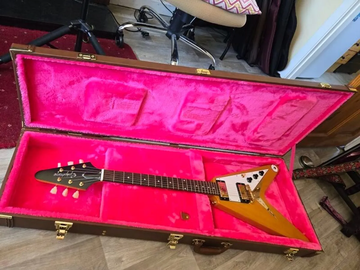 Epiphone 58 Korina Flying V Custom Shop - Image 1
