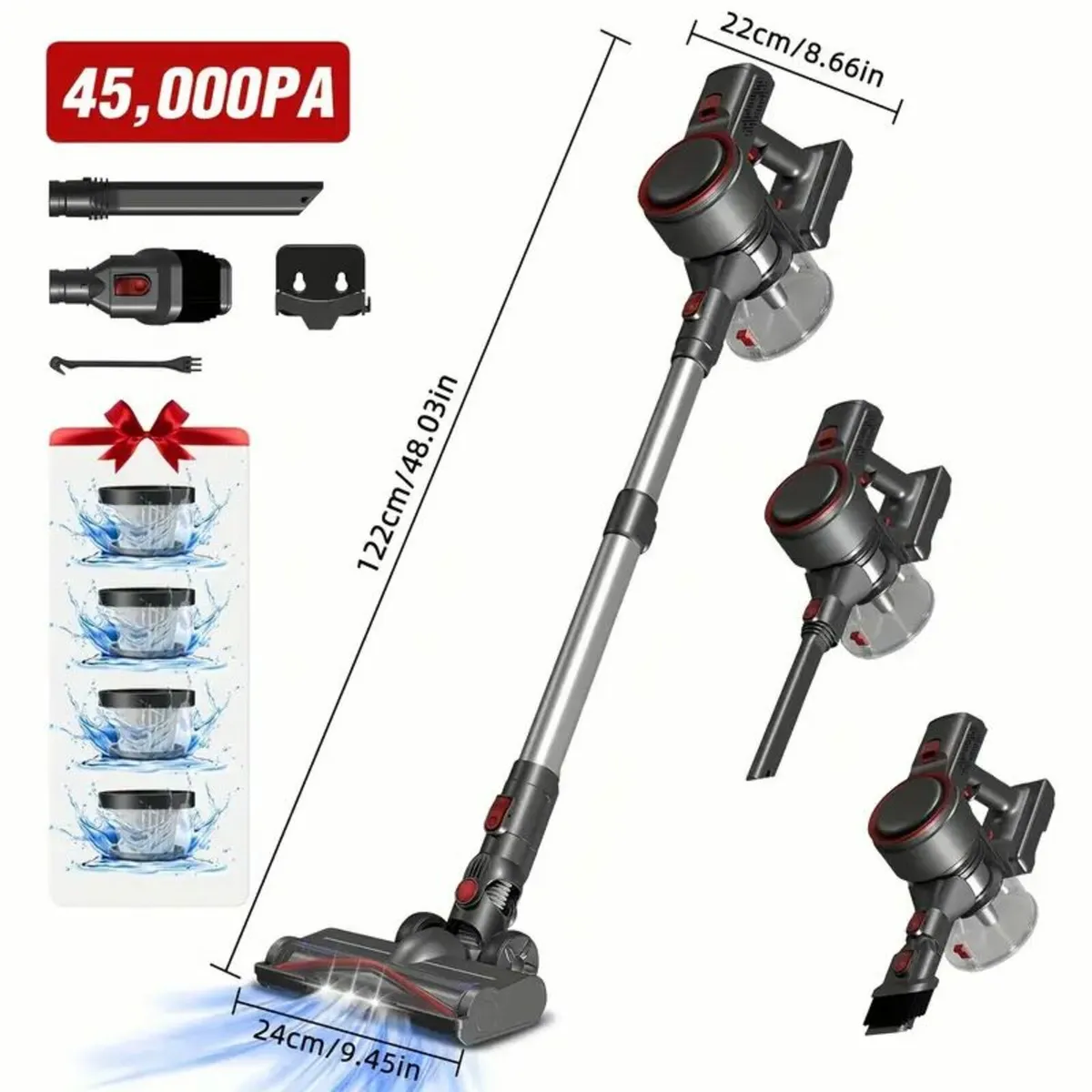 Airchros Cordless Upright Vacuum Cleaner - Image 4