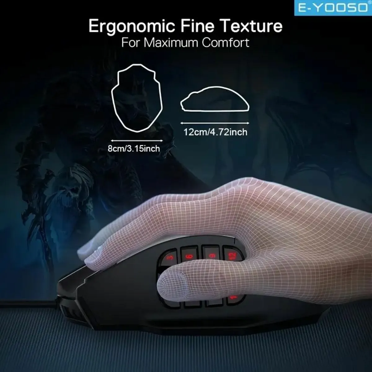 Dual Mode Game Mouse Ergonomic Wireless Mouse - Image 4