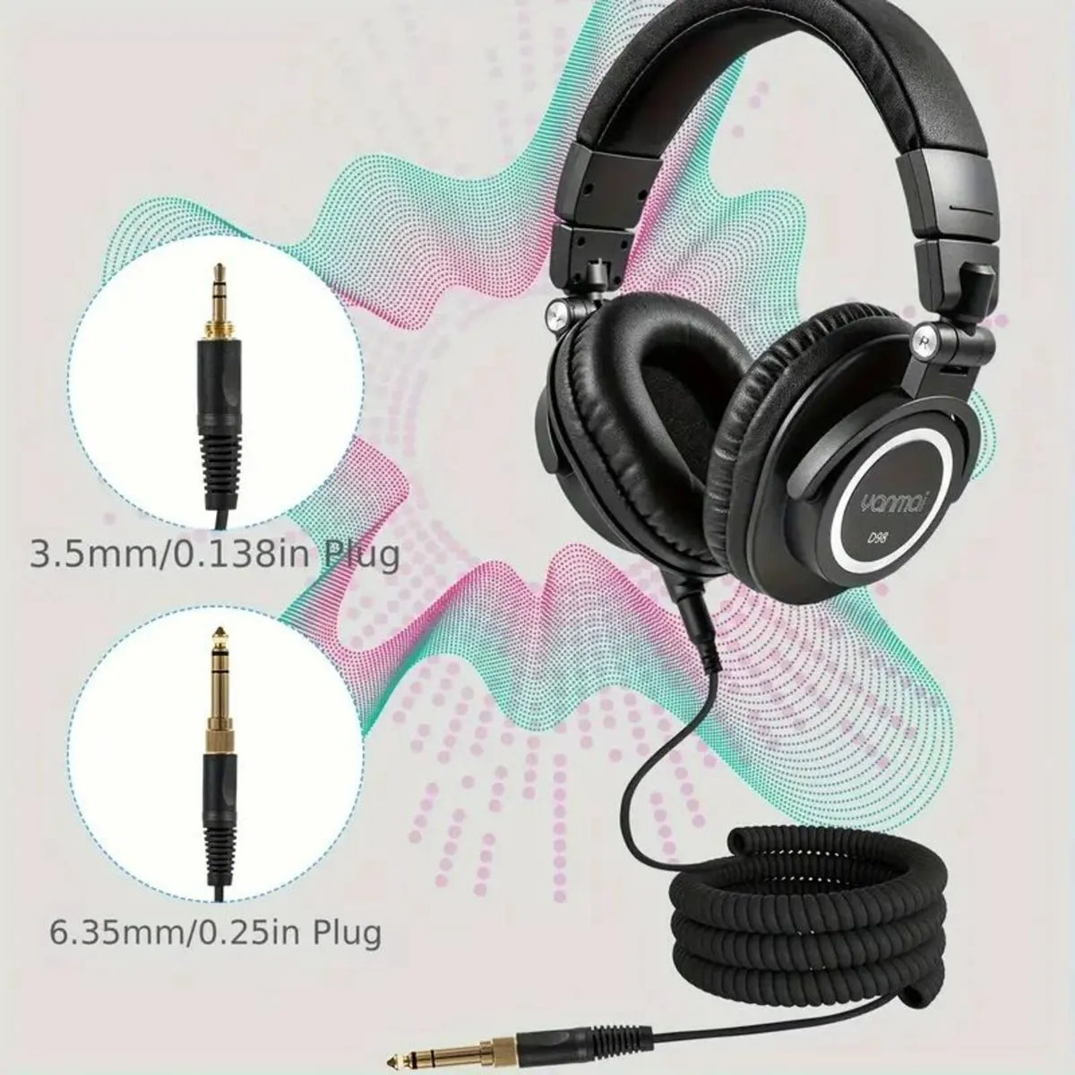 VAMN D98 Professional DJ Headphones - Image 1