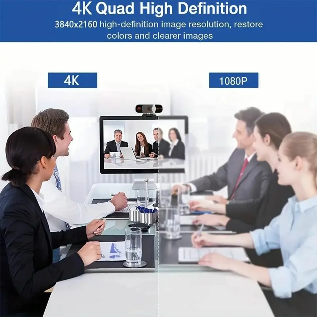 4K USB Webcam with Auto Zoom - Image 4