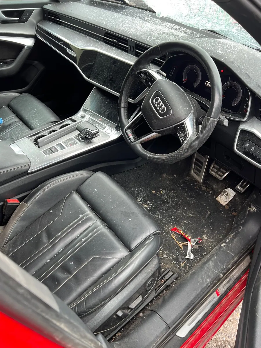 S line leather interior black for audi a6 c8 2019 - Image 1