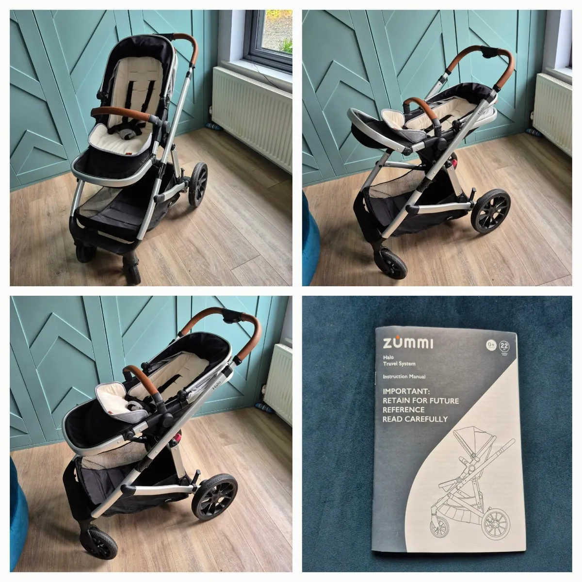 Babylo Zummi Halo Single to Double Travel System - - Image 2