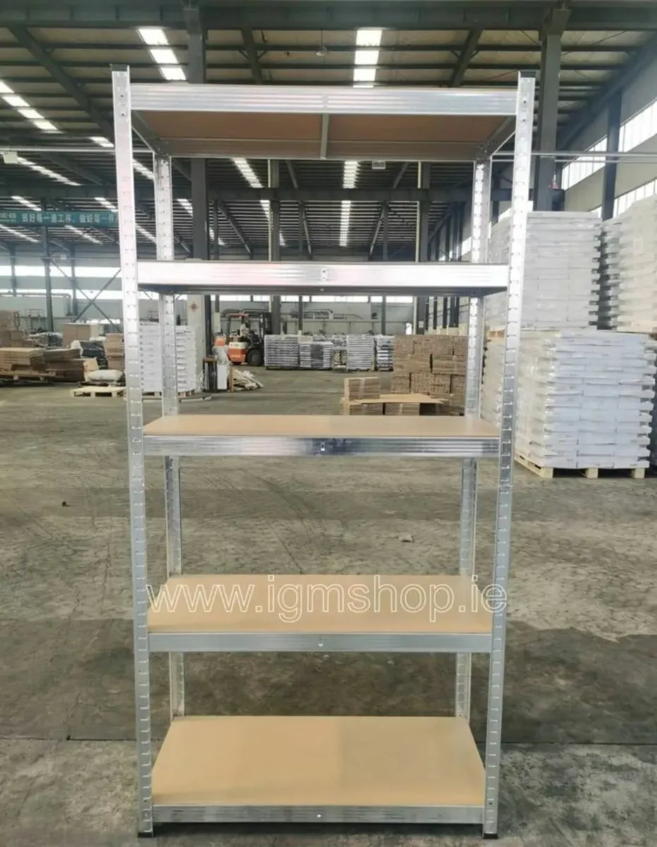 Galvanized Shelving 5 tier boltless storage units - Image 4